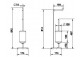 Súprava stojan na papier i szczotkę wc Gessi Goccia na postavení biela Povrchová úprava chróm - sanitbuy.pl