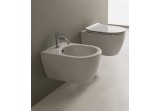 Závesné wc wc Scarabeo Moon CLEAN FLUSH Hung wc 50.5x36cm biela