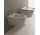 Závesné wc wc Scarabeo Moon CLEAN FLUSH Hung wc 50.5x36cm biela
