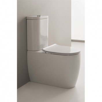 Misa WC kompaktowa Scarabeo Moon 66x36x42 cm biela- sanitbuy.pl