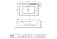 Vaňa Excellent crown Lux obdĺžniková 190x120 cm- sanitbuy.pl