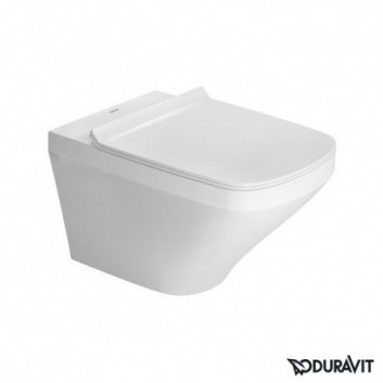 Misa WC Duravit DuraStyle závesné Rimless 37x54 cm, lievikový, biela S povrchom WonderGliss- sanitbuy.pl