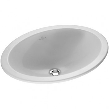 Umywalka Villeroy & Boch Loop&Friends blatowa 570x405 mm, z przelewem- sanitbuy.pl