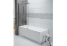 Vaňová zástena Sanplast Free Line II 80 cm sklo číre profil chróm PW1/FREEII-80 