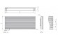 Radiátor Enix Sorento Plus (SR) 220x60 cm - farba štandardný- sanitbuy.pl