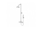 Sprchový set Zucchetti Isyshower 19 cm - čierna matný gofrovaný