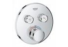 Batéria podomietková Grohe Grohtherm SmartControl termostatická 2-prijímače vody chróm