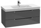 Skrinka podumývadlová Villeroy&Boch Subway 2.0, 987x520x449 mm, Glossy Grey