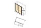 Dverí Huppe Aura Elegance , 900 x 900 mm, sklo číre strieborná mat , - sanitbuy.pl