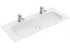 Umývadlo nábytkové Villeroy&Boch Finion 1200x500 mm bez prepadu, do dwóch armatur 1-otworowych, White Alpin CeramicPlus