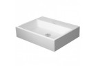 Umývadlo závesné Duravit DuraSquare 60x47 cm bez otvoru pre batériu, z prepadom biela