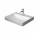 Umývadlo na postavenie na dosku Duravit DuraSquare 60x47 cm s otvorom pre batériu, bez prepadu biela