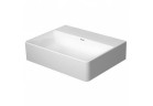 Umývadlo na postavenie na dosku Duravit DuraSquare 45x35 cm bez otvoru pre batériu, bez prepadu biela