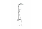 Sprchový set Hansgrohe Crometta E 240 1jet Horná sprcha 24cm chróm EcoSmart 9l/min