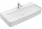 Umývadlo stenová obdĺžniková Villeroy&Boch Finion 1000x470 mm ukryty prepad Weiss Alpin CeramicPlus możliwy montáž armatury 3 otvory
