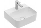 Umývadlo na postavenie na dosku Villeroy&Boch Finion 430 x 390 mm z ukrytym prepadom, pre 1 otvorovou armatúru biela