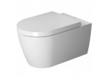 Súprava WC s misou wiszącą Duravit Rimless 56x40x43cm a klozetové sedátko biely- sanitbuy.pl