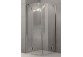 Štvrťkruhový sprchovací kút Novellini Modus R 80x195cm profil chróm, sklo číre- sanitbuy.pl