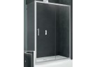 PYTAJ O RABAT ! Dverí posuvné Novellini Kali 2P 170x195cm sklo číre, saténové profily WIESZAK GRATIS