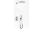Sprchový set Kohlman Excelent s batériou termostatickou, Horná sprcha 40 cm, chróm