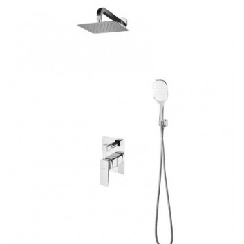 Sprchový set podomietkový Omnires Parma chróm Horná sprcha 25cm chróm- sanitbuy.pl