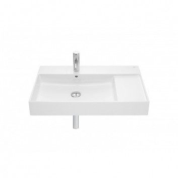 Umývadlo závesné Roca Inspira Square 80x49x12 cm, biela - sanitbuy.pl
