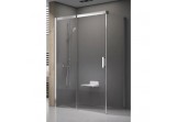 Dverí sprchové Ravak Matrix MSDPS-100/100 L s pevnou bočnou stenou biela + transparent 