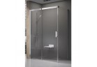 Dverí sprchové Ravak Matrix MSDPS-100/100 L s pevnou bočnou stenou biela + transparent 
