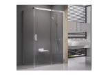 Dverí sprchové Ravak Matrix MSDPS-100/100 L s pevnou bočnou stenou satén + transparent - sanitbuy.pl