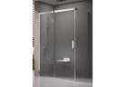 Dverí sprchové Ravak Matrix MSDPS-120/80 L s pevnou bočnou stenou biela + transparent 