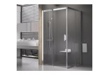 Dverí sprchové Ravak Matrix MSDPS-120/90 R s pevnou stenou satén + transparent - sanitbuy.pl