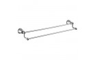 Dvojitý držák ručníku Omnires Art Line 65 cm, chróm
