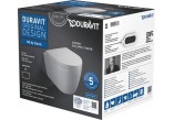 Duravit ME by Starck Súprava WC závesný Compact Duravit Rimless farba biely- sanitbuy.pl