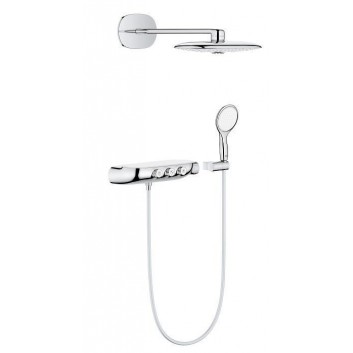 Sprchový set Grohe Rainshower System SmartControl 360 DUO podomietkový s termostatom s hlavovou sprchou, chróm - sanitbuy.pl