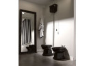 Misa WC na postavení Kerasan Retro odtok poziowy čierna 