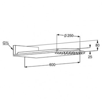 Horná sprcha/Horná sprcha Kludi A-QA 250mm, crhom- sanitbuy.pl