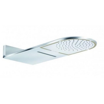 Hlavica/Horná sprcha s kaskádou Kludi A-QA 250mm, chróm- sanitbuy.pl