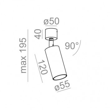 Reflektor AQForm PET 230V Spot Phase-Control, biely- sanitbuy.pl