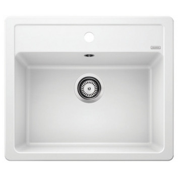 Blanco Legra 6 Siligranit drez vstavaná 58,5x50cm bez automatickej zátky, alumetalik- sanitbuy.pl