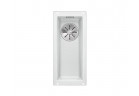 Drez Blanco Subline 160-U Siligranit PuraDur 19x40cm bez automatickej zátky, biely
