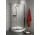 Sprchový kút Radaway Premium Plus b 900 mm štvrťkruhový s jednokusovými dverami, sklo číre