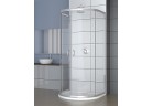 Sprchový kút Radaway Premium Plus p 1000x900 mm prístenná, štvrťkruhový s dverami z dvoch častí, sklo brązowe