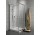Sprchový kút Radaway Premium Plus C/D 900x900 mm štvorcová s dverami z dvoch častí, sklo brązowe