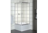 Sprchový kút Radaway Premium Plus C1700 800x800 mm štvorcová s dverami z dvoch častí, sklo brązowe