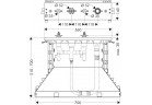 Súprava základný Axor Starck pre 4 otvorovou armatúru k montáži na podstavci z kachličiek