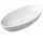 Umývadlo na postavenie na dosku Omnires Siena L UN Marble+ 60x35cm, biela