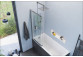 Vaňová zástena Excellent Liner rozsuwany 110x140 cm, profil chróm- sanitbuy.pl
