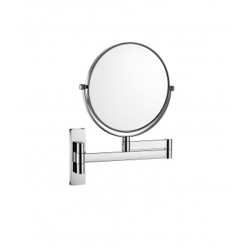 Zrcadlo Stella proste powiększenie 5x, sklopné, dvojite pohyblivé rameno, chróm- sanitbuy.pl
