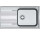 Drez Franke Smart SRL 611-86 XL vstavaná, jednokomorowy, 86x50 cm - brúsená oceľ len