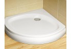 Akrylátátová sprchová vanička Radaway Patmos B 90x90 cm štvrťkruhový
